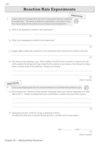 CGP Books - Grade 9-1 GCSE Chemistry: OCR 21st Century Exam Practice W image 4