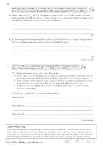 CGP Books - Grade 9-1 GCSE Chemistry: OCR 21st Century Exam Practice W image 8