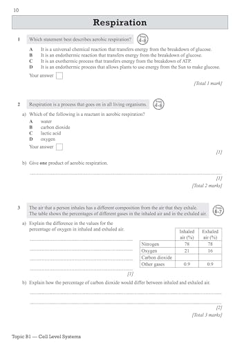 CGP Books - Grade 9-1 GCSE Biology: OCR Gateway Exam Practice Workbook image 2