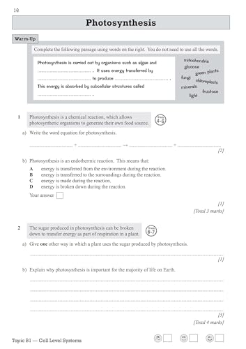 CGP Books - Grade 9-1 GCSE Biology: OCR Gateway Exam Practice Workbook image 8
