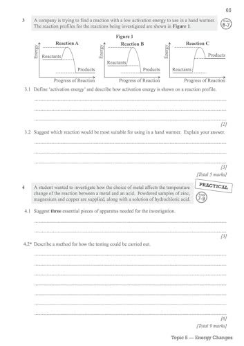 CGP Books - Grade 9-1 GCSE Chemistry: Exam Practice Workbook (with ans image 3