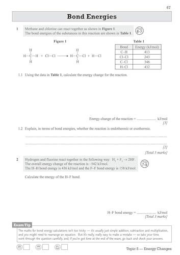 CGP Books - Grade 9-1 GCSE Chemistry: Exam Practice Workbook (with ans image 5