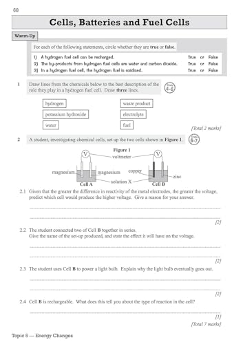 CGP Books - Grade 9-1 GCSE Chemistry: Exam Practice Workbook (with ans image 6
