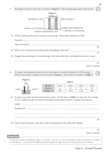 CGP Books - Grade 9-1 GCSE Chemistry: Exam Practice Workbook (with ans image 7