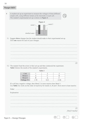 CGP Books - Grade 9-1 GCSE Chemistry: Exam Practice Workbook (with ans image 8