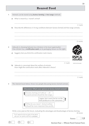 CGP Books - Grade 9-1 GCSE Food Preparation & Nutrition - WJEC Eduqas image 4