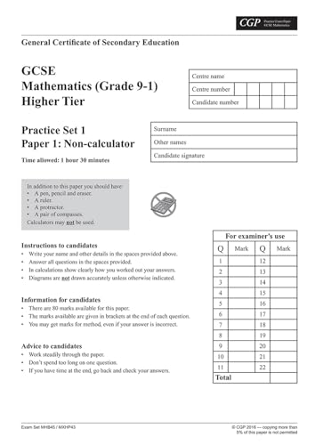 CGP Books - GCSE Maths Edexcel Practice Papers: Higher - for the Grade image 2