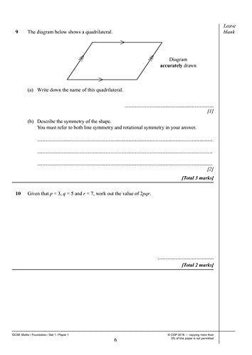 CGP Books - GCSE Maths Practice Papers: Foundation - for the Grade 9-1 image 7