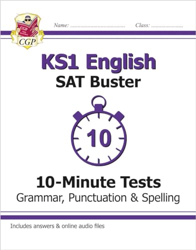 CGP Books - New KS1 English SAT Buster 10-Minute Tests: Grammar, Punct image 1