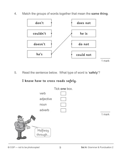 CGP Books - New KS1 English SAT Buster 10-Minute Tests: Grammar, Punct image 7