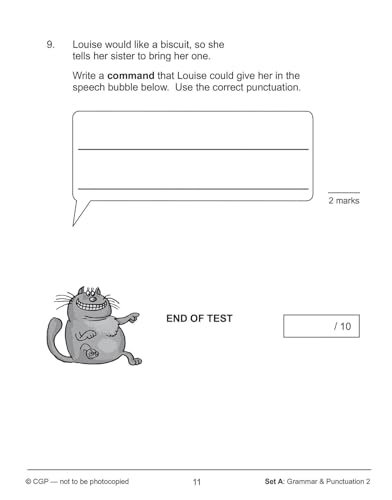 CGP Books - New KS1 English SAT Buster 10-Minute Tests: Grammar, Punct image 9