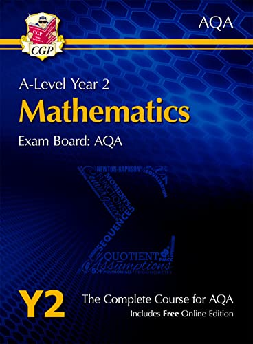 CGP Books - New A-Level Maths for AQA: Year 2 Student Book with Online image 1