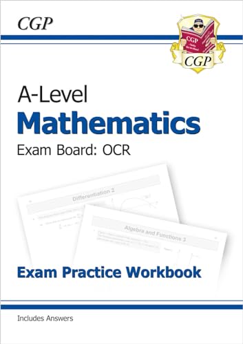 CGP Books - New A-Level Maths for OCR: Year 1 & 2 Exam Practice Workbo image 1