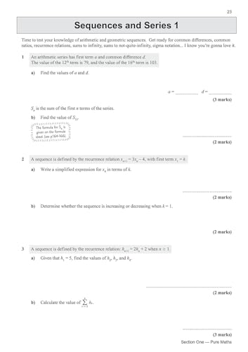 CGP Books - New A-Level Maths for OCR: Year 1 & 2 Exam Practice Workbo image 2