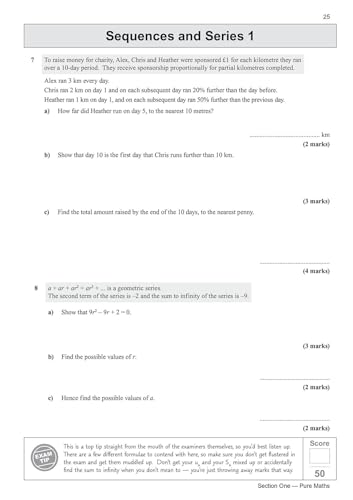 CGP Books - New A-Level Maths for OCR: Year 1 & 2 Exam Practice Workbo image 4