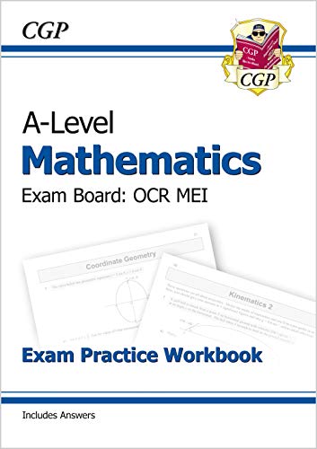 CGP Books - New A-Level Maths for OCR MEI: Year 1 & 2 Exam Practice Wo image 1