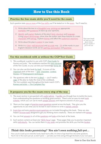 CGP Books - New Grade 9-1 GCSE English Shakespeare - Romeo & Juliet Wo image 2