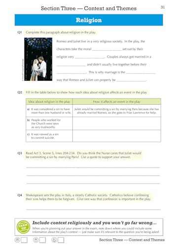 CGP Books - New Grade 9-1 GCSE English Shakespeare - Romeo & Juliet Wo image 8