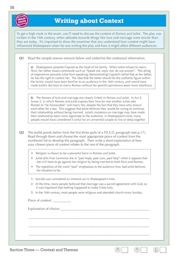 CGP Books - New Grade 9-1 GCSE English Shakespeare - Romeo & Juliet Wo image 9