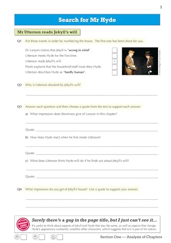 CGP Books - New Grade 9-1 GCSE English - Dr Jekyll and Mr Hyde Workboo image 3