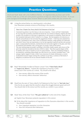 CGP Books - New Grade 9-1 GCSE English - Dr Jekyll and Mr Hyde Workboo image 7