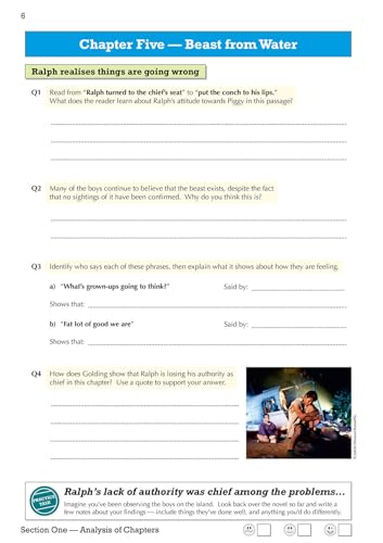 CGP Books - New Grade 9-1 GCSE English - Lord of the Flies Workbook (i image 3