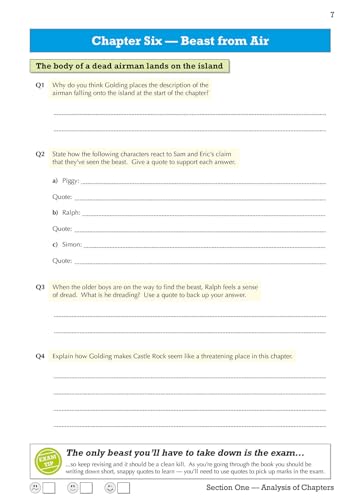 CGP Books - New Grade 9-1 GCSE English - Lord of the Flies Workbook (i image 4