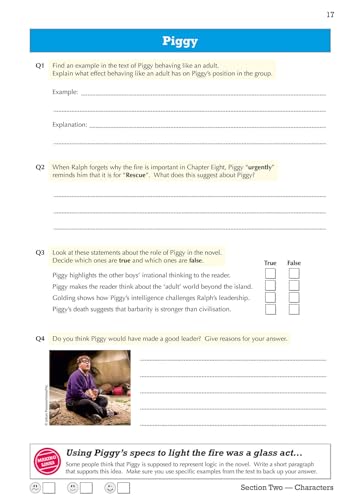 CGP Books - New Grade 9-1 GCSE English - Lord of the Flies Workbook (i image 5