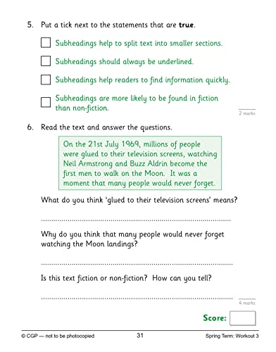 New KS2 English 10-Minute Weekly Workouts - Year 3 - Paperback image 5