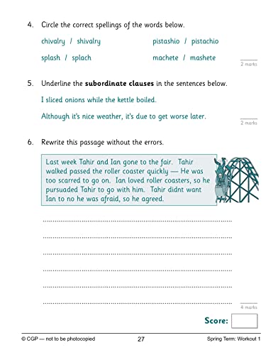 New KS2 English 10-Minute Weekly Workouts - Year 5 - Paperback image 3