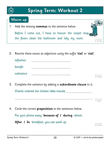 New KS2 English 10-Minute Weekly Workouts - Year 5 - Paperback image 4