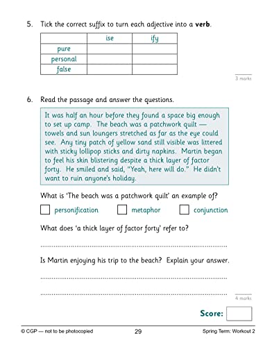 New KS2 English 10-Minute Weekly Workouts - Year 5 - Paperback image 5