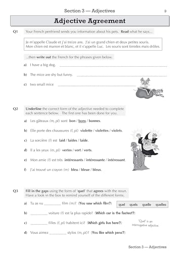 CGP Books - New KS3 French Grammar Workbook (Includes Answers) - Paper image 2