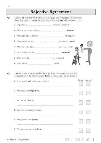 CGP Books - New KS3 French Grammar Workbook (Includes Answers) - Paper image 3