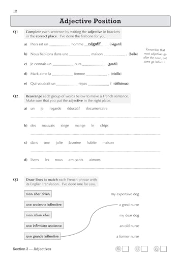 CGP Books - New KS3 French Grammar Workbook (Includes Answers) - Paper image 5