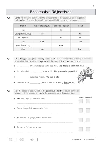 CGP Books - New KS3 French Grammar Workbook (Includes Answers) - Paper image 6