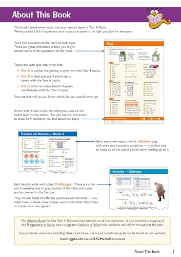 CGP Books - KS2 Maths Textbook - Year 4 - Paperback image 2
