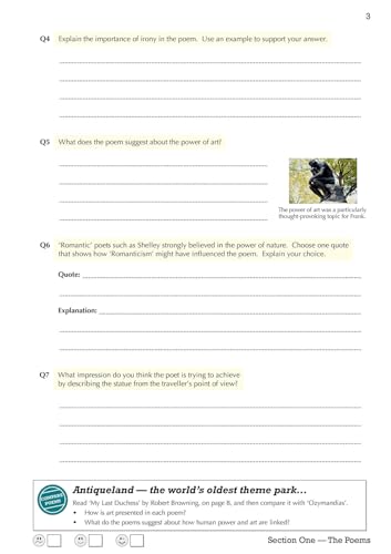 CGP Books - New GCSE English Literature AQA Poetry Workbook: Power & C image 4