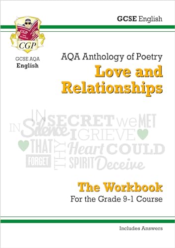 CGP Books - New GCSE English Literature AQA Poetry Workbook: Love & Re image 1