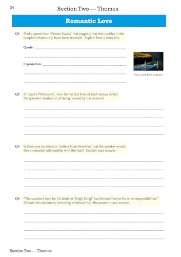 CGP Books - New GCSE English Literature AQA Poetry Workbook: Love & Re image 7