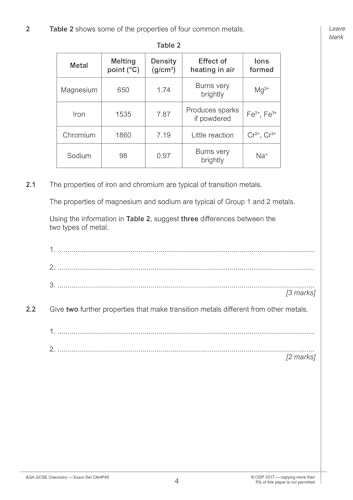 CGP Books - Grade 9-1 GCSE Chemistry AQA Practice Papers: Higher Pack image 4