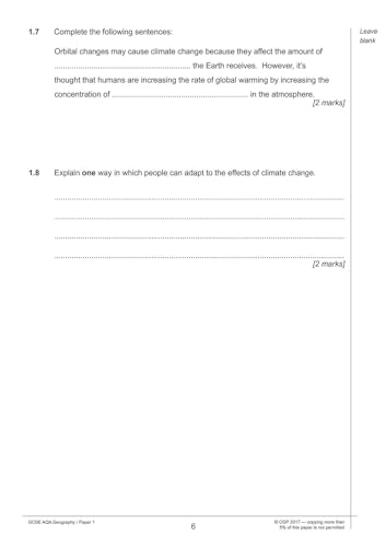 CGP Books - GCSE Geography AQA Practice Papers - for the Grade 9-1 Cou image 7