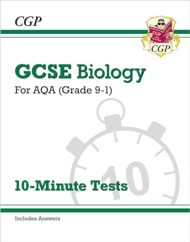 CGP Books - Grade 9-1 GCSE Biology: AQA 10-Minute Tests (with answers) image 1