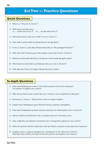 CGP Books - Grade 9-1 GCSE English The Merchant of Venice - The Comple image 9