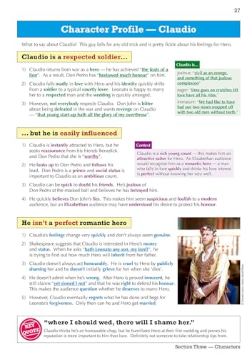 CGP Books - Grade 9-1 GCSE English Shakespeare Text Guide - Much Ado A image 3