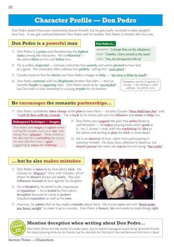 CGP Books - Grade 9-1 GCSE English Shakespeare Text Guide - Much Ado A image 6