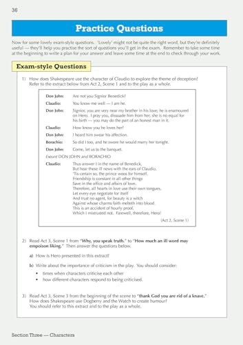 CGP Books - Grade 9-1 GCSE English Shakespeare Text Guide - Much Ado A image 9