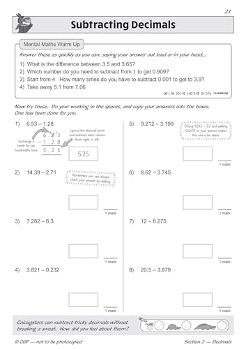 CGP Books - New KS2 Maths SAT Buster Stretch: Arithmetic (for tests in image 3