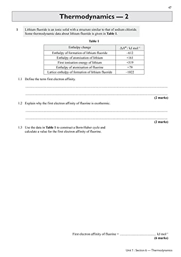 CGP Books - New A-Level Chemistry: AQA Year 1 & 2 Exam Practice Workbo image 6