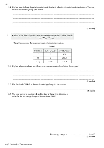 CGP Books - New A-Level Chemistry: AQA Year 1 & 2 Exam Practice Workbo image 7